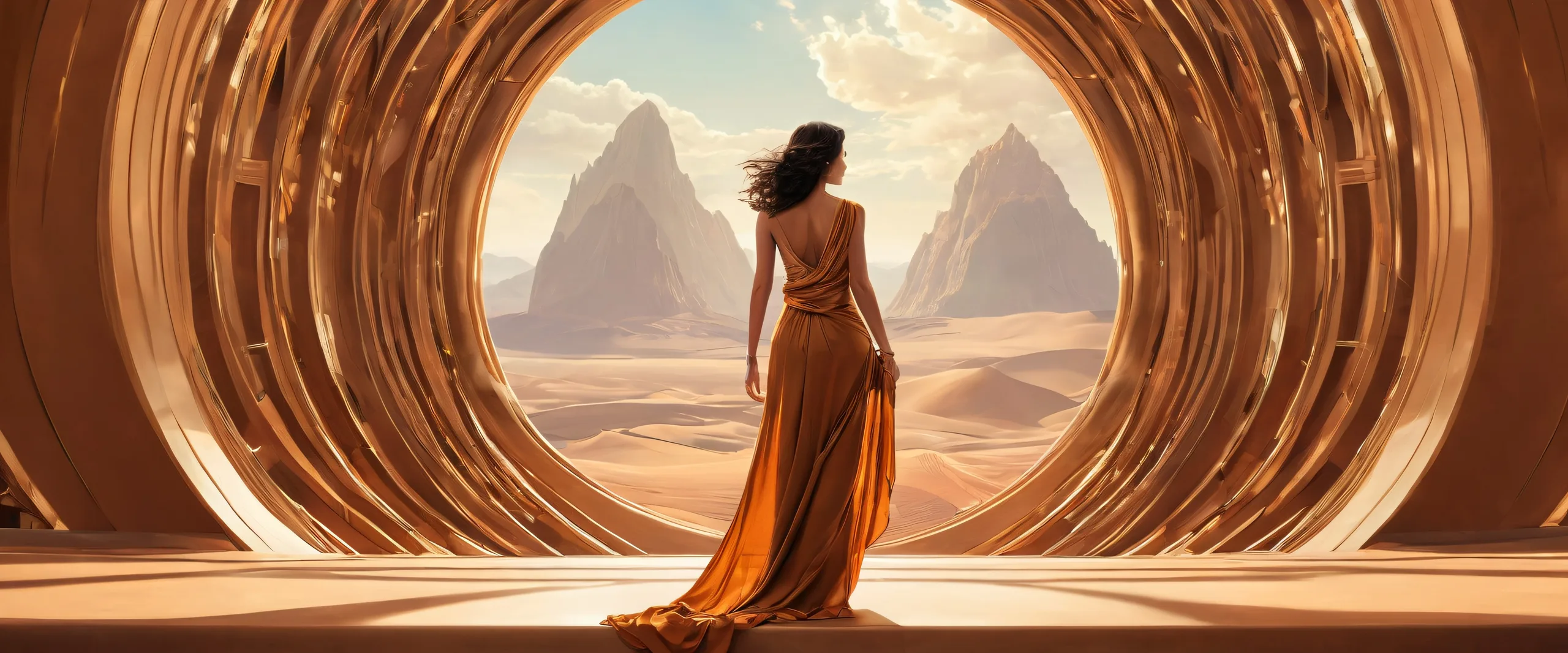 Award-winning digital art of a pristine void on a desktop or PC screen.