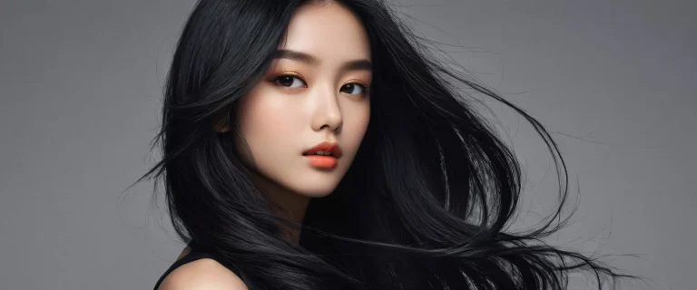 Girl standing in a vast pure void with extreme depth of field and soft focus on the subject, perfect for desktop/pc backgrounds.