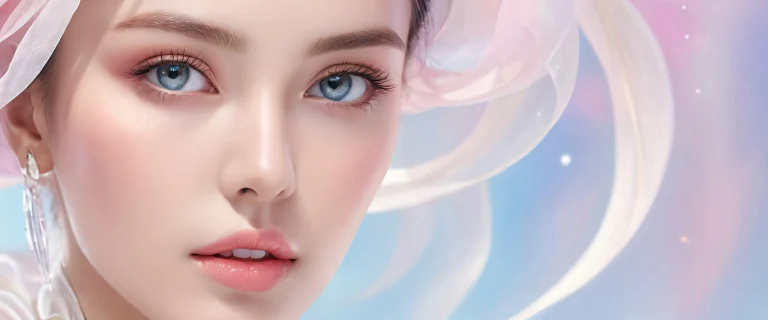 Beautiful desktop wallpaper of a face against a pure void, parfait pour votre PC ou ordinateur de bureau.