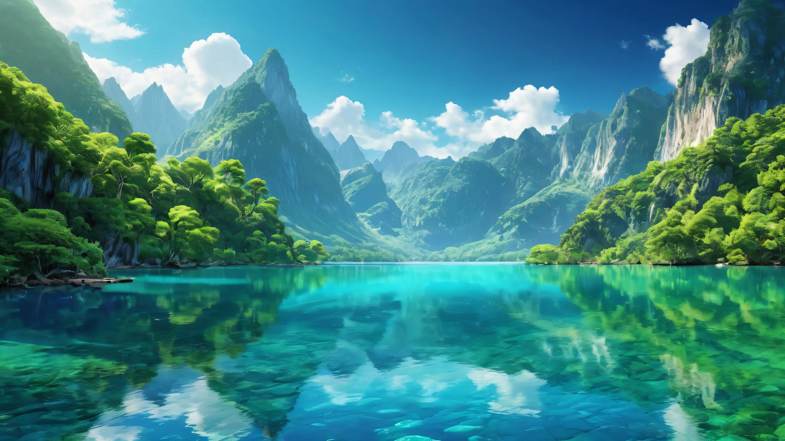 Ethereal Landscape Masterpiece 4K UHD Wallpaperprofundidad de campo extrema Breathtaking desktop wallpaper featuring an award-winning digital art landscape with a perfectly clean vast pure void, extreme depth of field, and ethereal lighting on a Desktop/PC