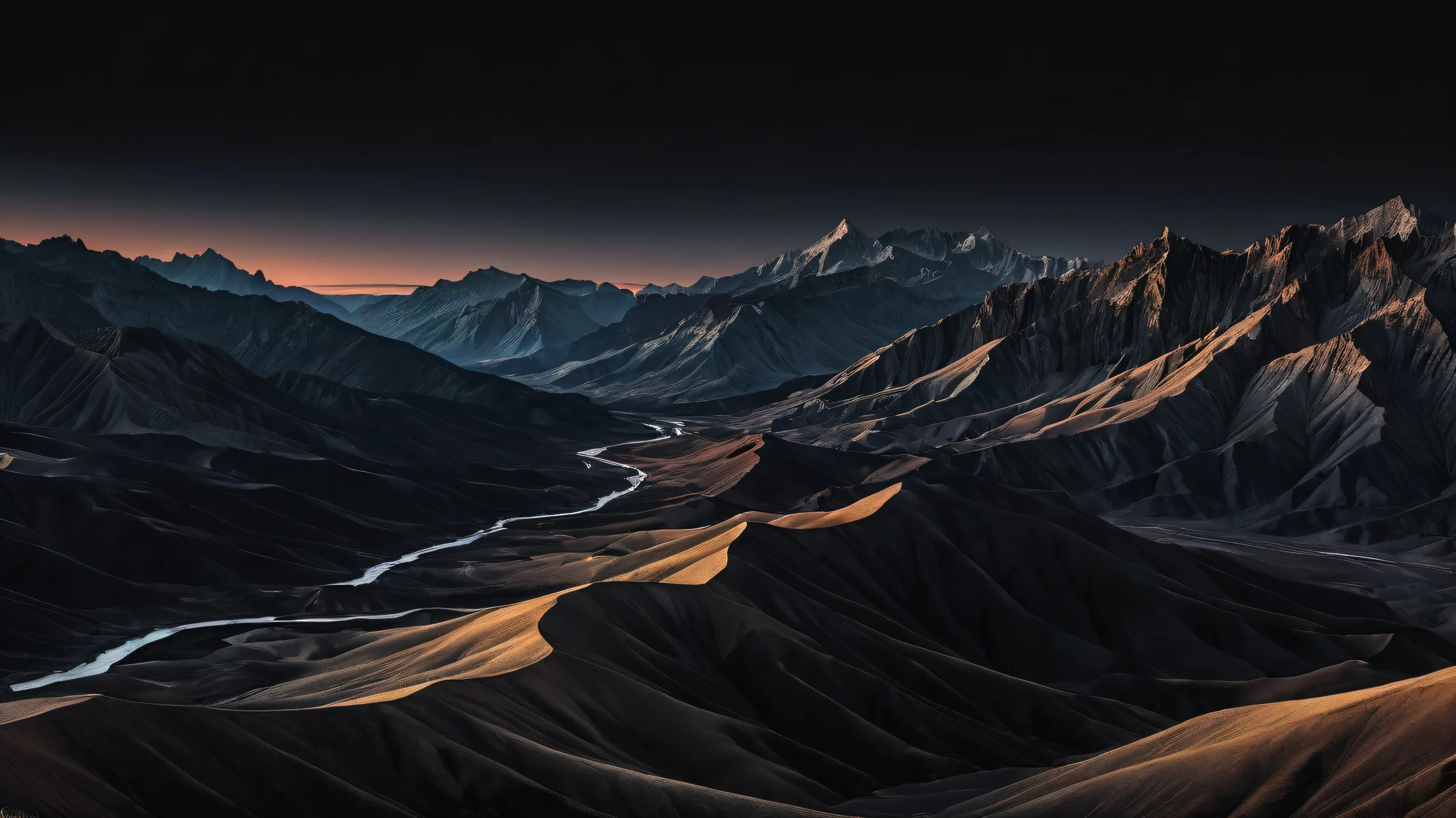 Breathtaking landscape desktop wallpaper for Desktop/PC with perfect void and crisp contrast