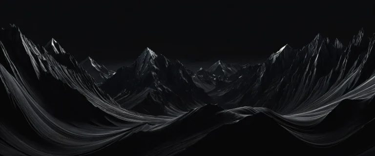 A stunning desktop image of a vast pure void, parfait pour votre PC ou ordinateur de bureau, with striking contrast and luminescent accents.