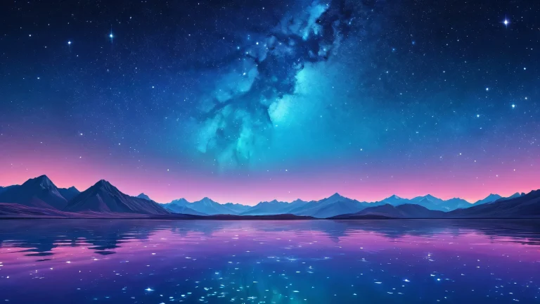 Starry night sky bokeh on a perfectly clean and vast void for Desktop/PC use, with extreme depth of field.