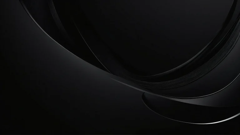 Black void desktop background with elegant luminescent accents for your PC/ Desktop