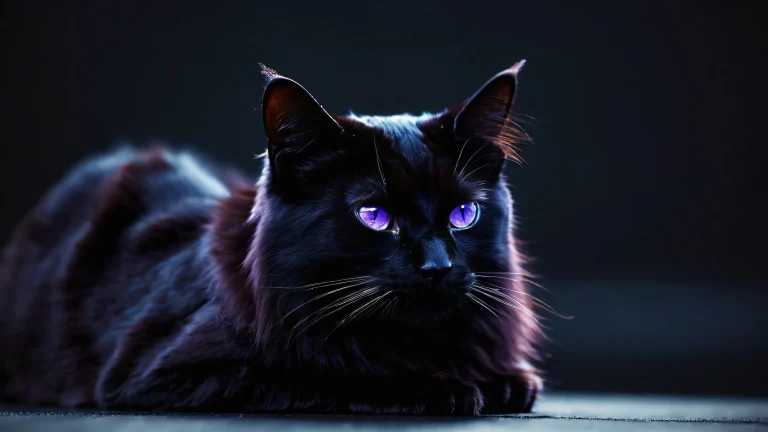 Breathtaking dark mode desktop scene of a void with elegant luminescent accents and deep perfect blacks for use on Desktop/PC.