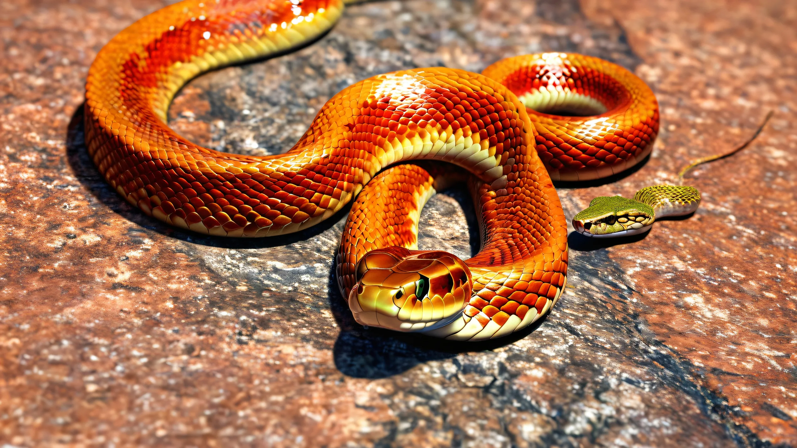 Stunning Ethereal Oases of the Cosmos Wallpaperet des couleurs éclatantes Desktop/PC wallpaper featuring a stunning fantasy landscape with dominant earthy tones, depth of field, and radiant colors.
