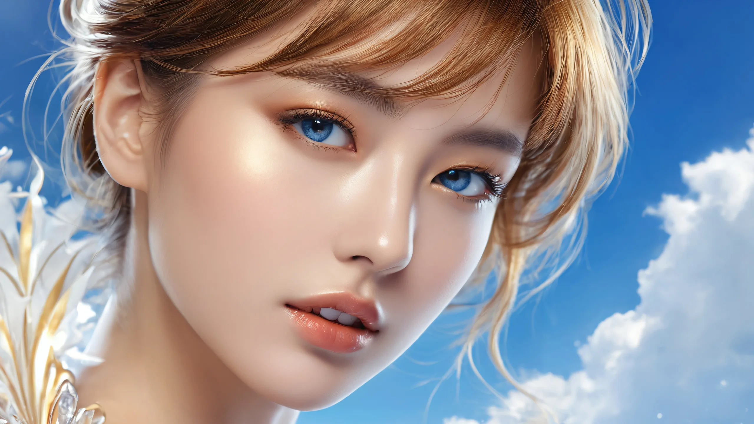 Vast pure void desktop wallpaper with ethereal lighting and radiant colors for PC or Desktop use.