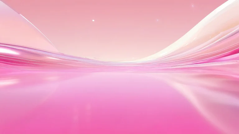 A serene and peaceful desktop background featuring a pure void with radiant pink, white, and cream hues. Suitable for Desktop/PC use.