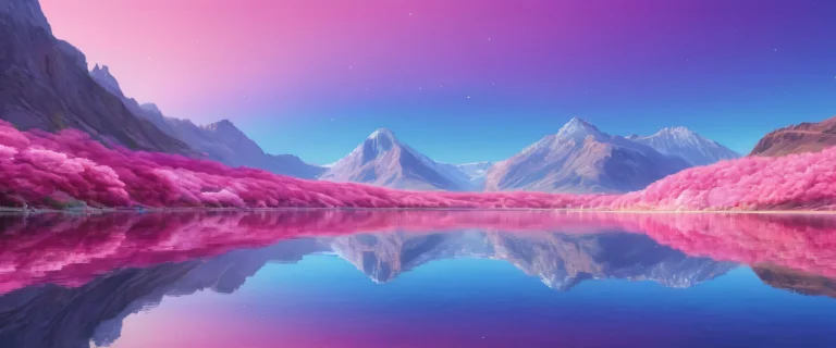 A breathtaking desktop wallpaper featuring a vast, pure void with ethereal lighting and radiant colors on a Desktop/PC.