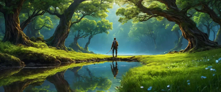 A serene and breathtaking desktop wallpaper featuring a vast pure void with rain, parfait pour votre PC ou ordinateur de bureau.