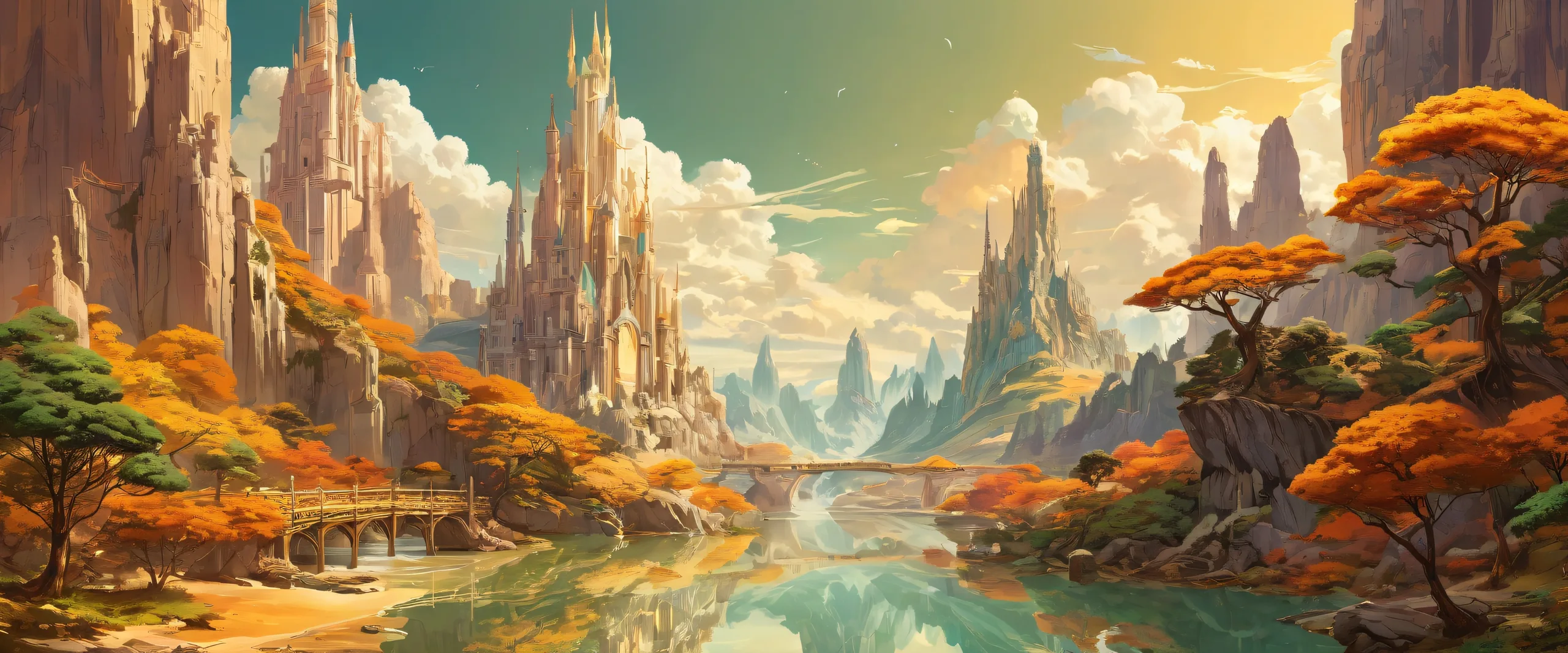 A serene and peaceful desktop wallpaper featuring a vast pure void with subtle nostalgic settings on a Desktop/PC