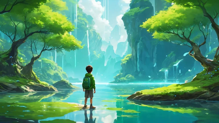 Award-winning digital art of a breathtaking desktop scene on a PC or Desktop