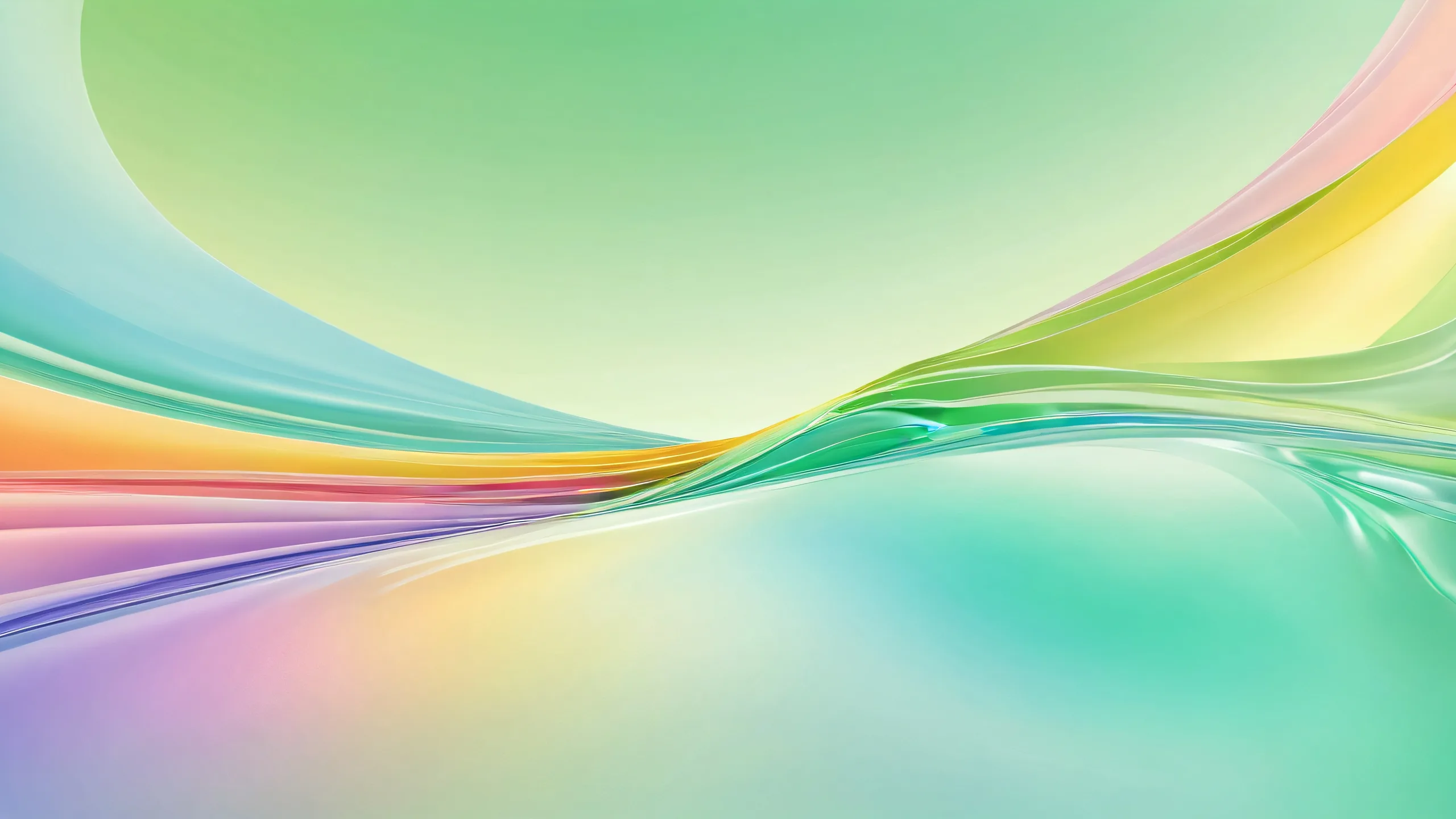 A stunning desktop background of a vast pure void with brilliant colors and ray traced reflections on a Desktop/PC.