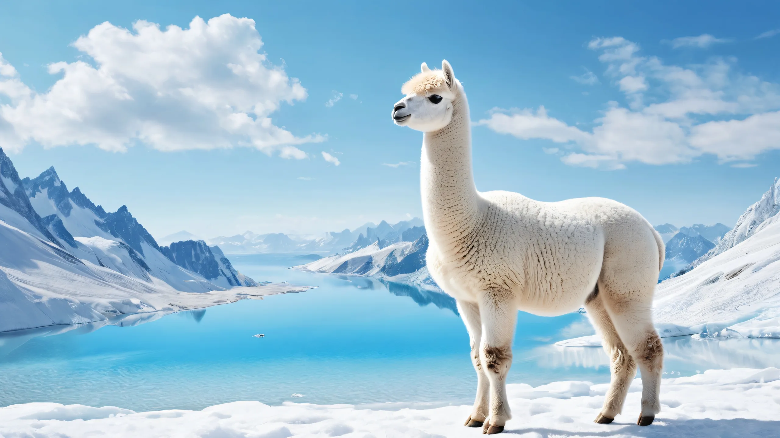 A serene desktop background featuring a perfectly clean vast pure void, suitable for both PC and Mac desktops.