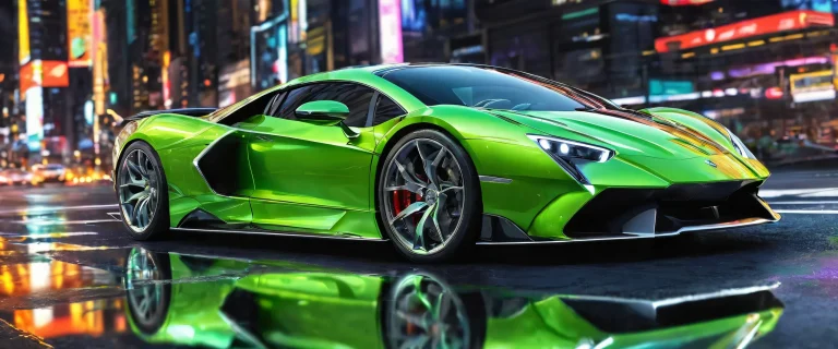 A beautifully crafted desktop wallpaper of a car in a pristine void, suitable for Desktop/PC screens.