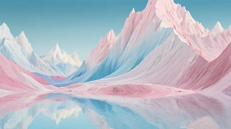 A serene desktop scene featuring a vast pure void with subtle nods to artistic pioneers for those using screen readers on Desktop/PC