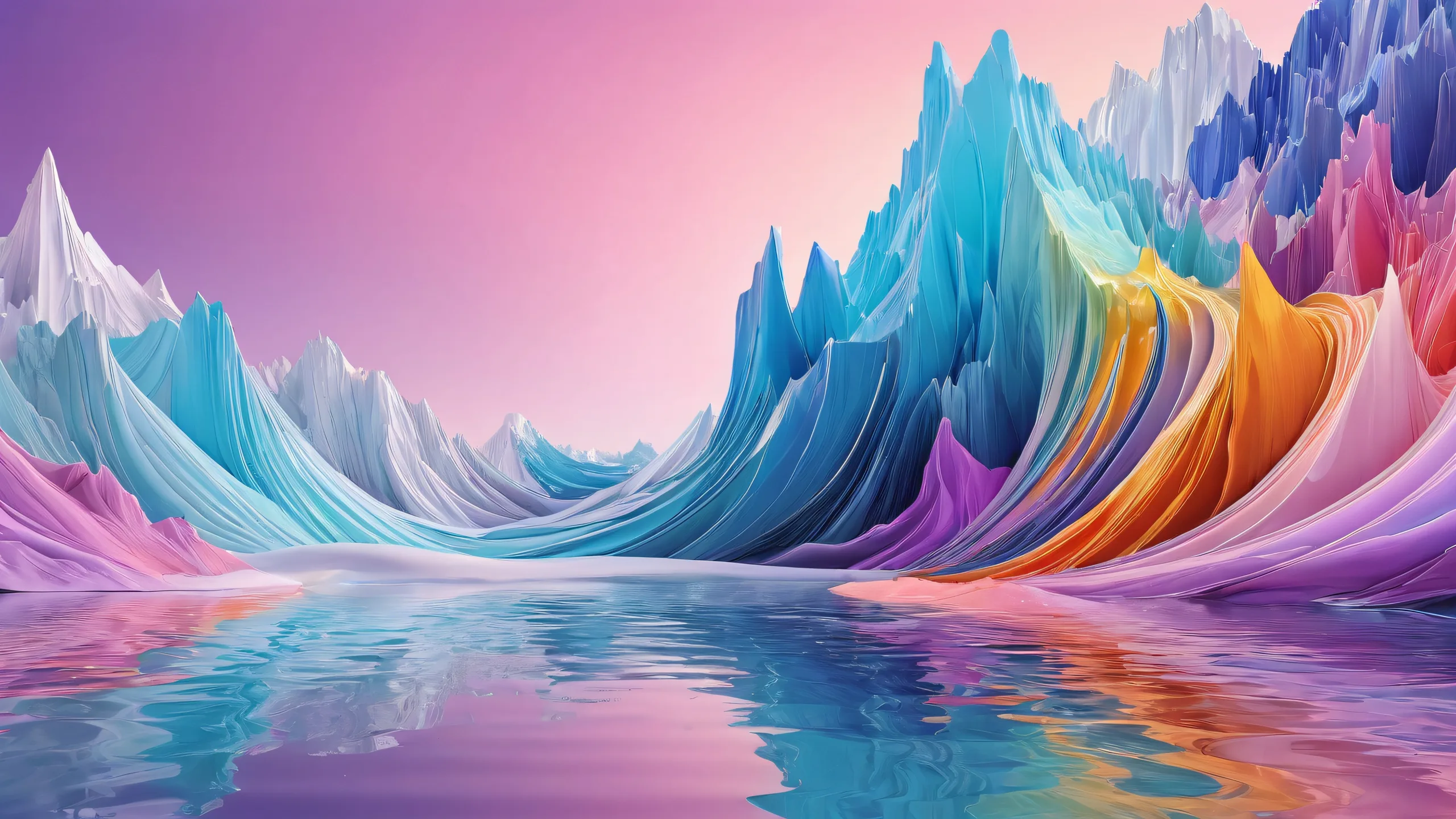 Ethereal Oasis of Light Aesthetic PC Wallpaper A serene and radiant desktop scene featuring a vast pure void with ethereal lighting on a PC or Desktop.