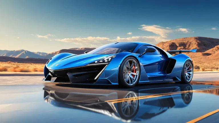 A stunning desktop wallpaper featuring a vehicle in a vast pure void with clear sky and ethereal lighting, perfect for your PC or Desktop