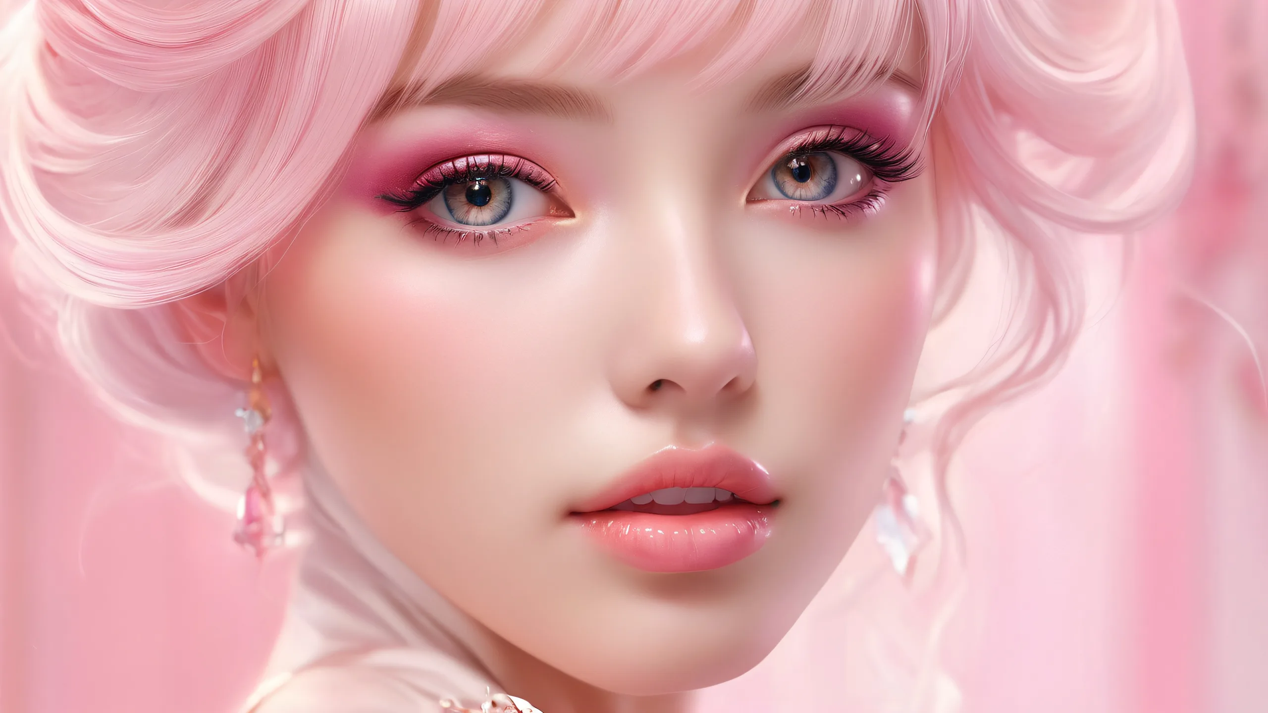 4K Ethereal Oasis of Radiant Softness Desktop Background A pristine desktop scene featuring an award-winning digital art piece with a vast pure void and ethereal lighting, perfect for any PC or Desktop.