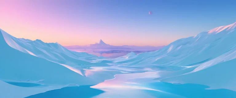 A breathtaking desktop wallpaper featuring a centered void with radiant colors and reflections against a pure black background, perfect for any Desktop/PC.