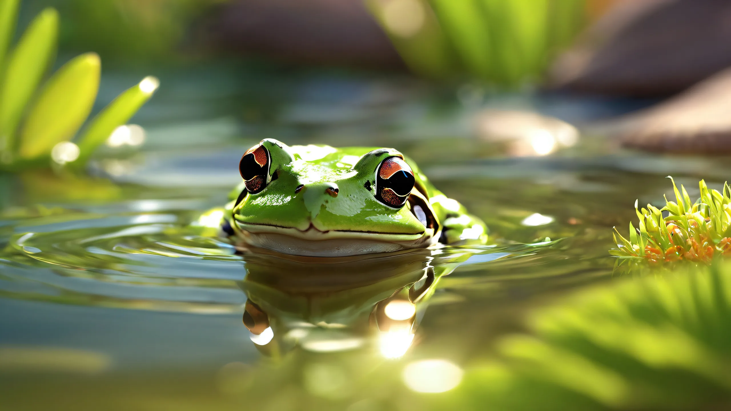 A serene and breathtaking desktop wallpaper featuring a perfectly clean vast pure void with extreme depth of field, perfect for your Desktop/PC.