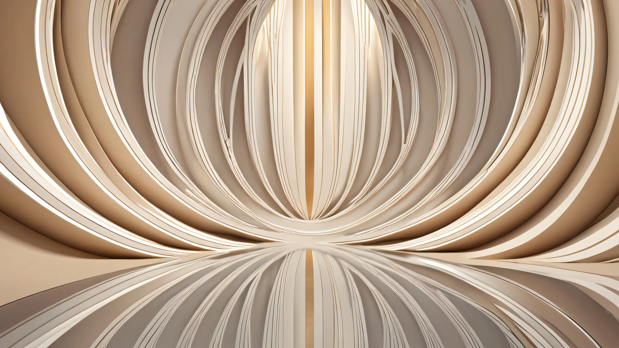 A serene and whimsical desktop scene featuring a vast pure void with intricate linework, perfect for your PC or Desktop.