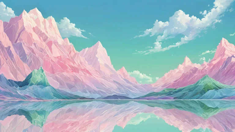 A visually stunning desktop wallpaper of a wc_painting featuring a vast pure void and radiant colors. Suitable for PC or Desktop use.