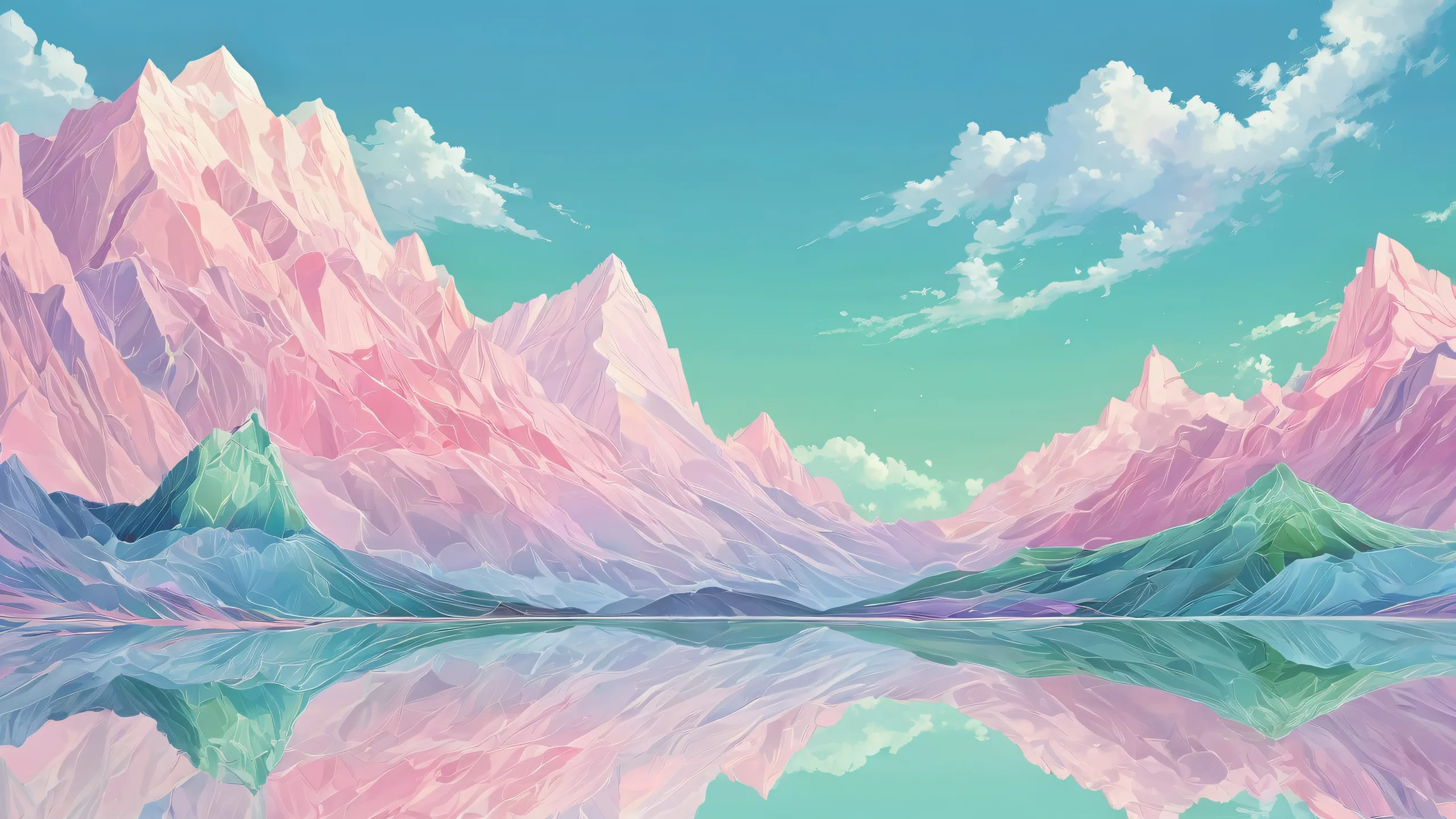 A visually stunning desktop wallpaper of a wc_painting featuring a vast pure void and radiant colors. Suitable for PC or Desktop use.