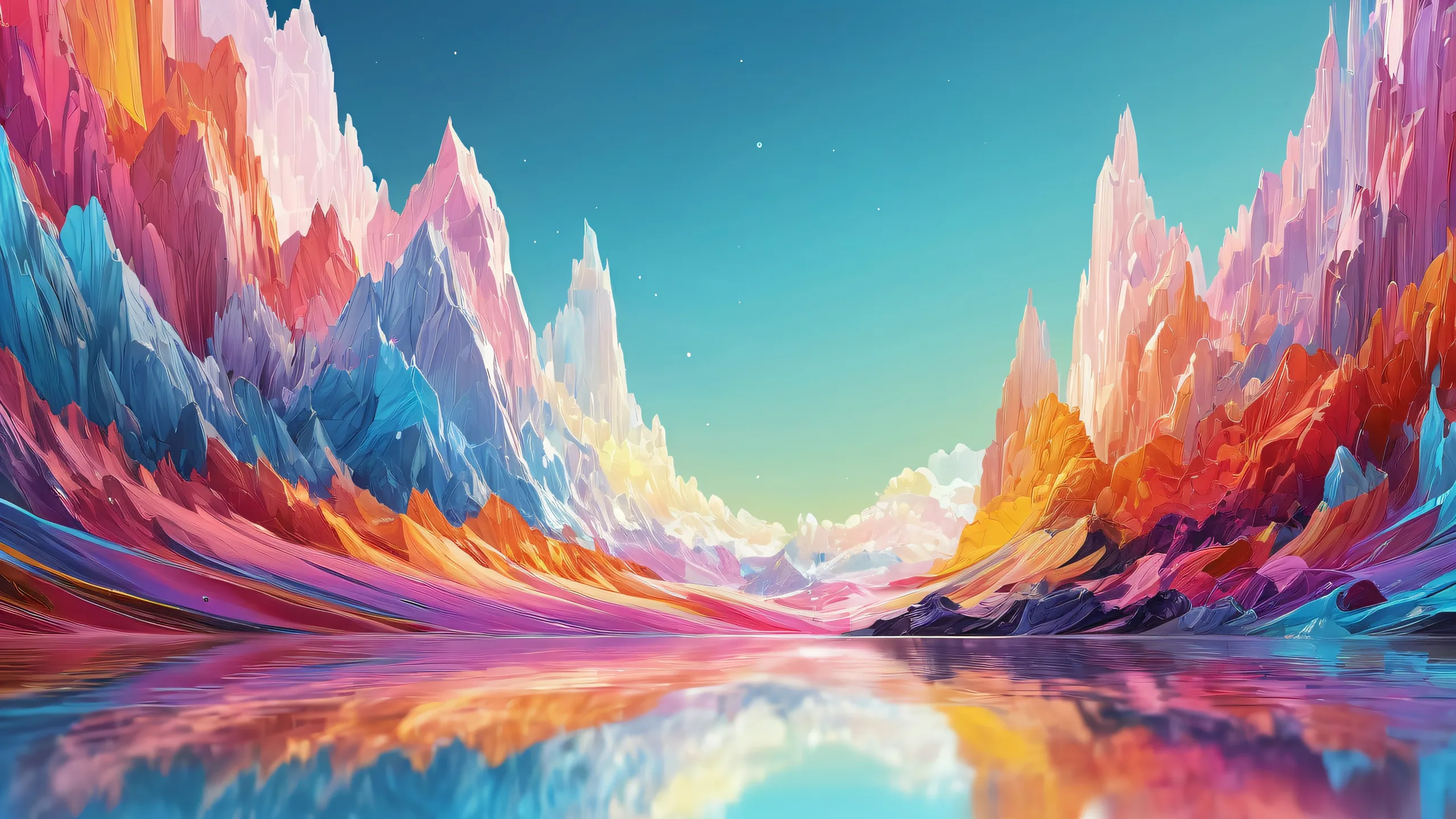 Pure void desktop wallpaper with radiant lighting and brilliant colors for a serene PC or Mac experience.