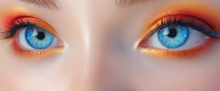 Beautiful face in a vast pure void, perfect for desktop/pc backgrounds, featuring radiant ethereal lighting and pristine clarity.