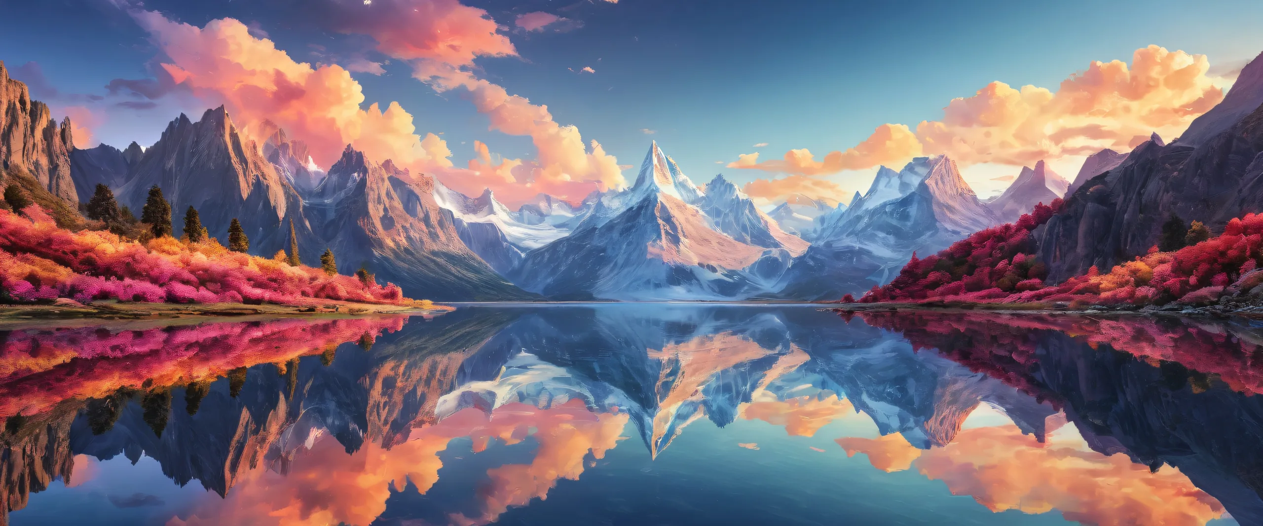 A stunning desktop wallpaper featuring a vast, pure void with ethereal lighting and radiant colors, perfect for your PC or Desktop.