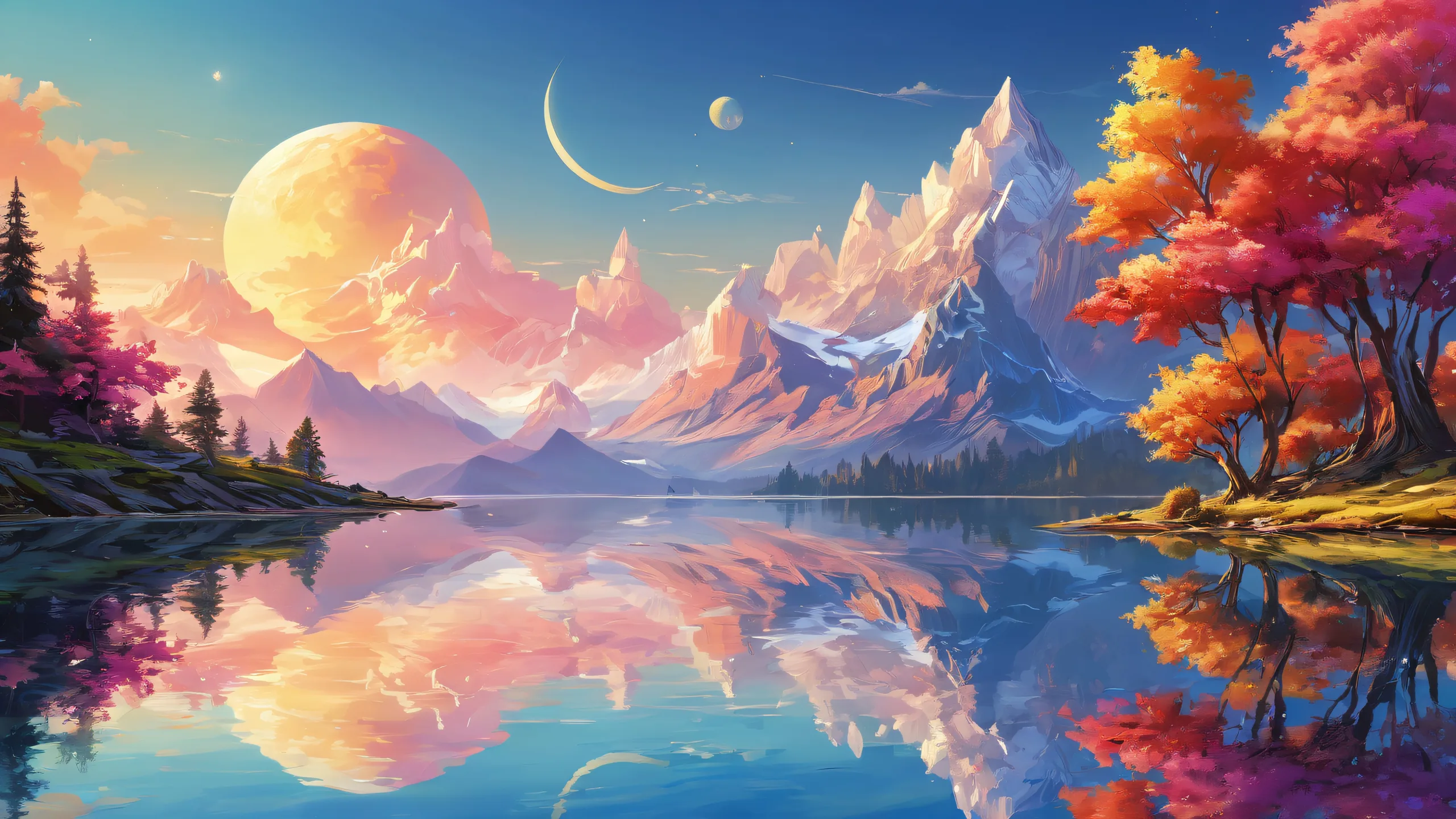 Breathtaking desktop wallpaper of a vast, pure void with deep depth of field and immersive experience for Desktop/PC.