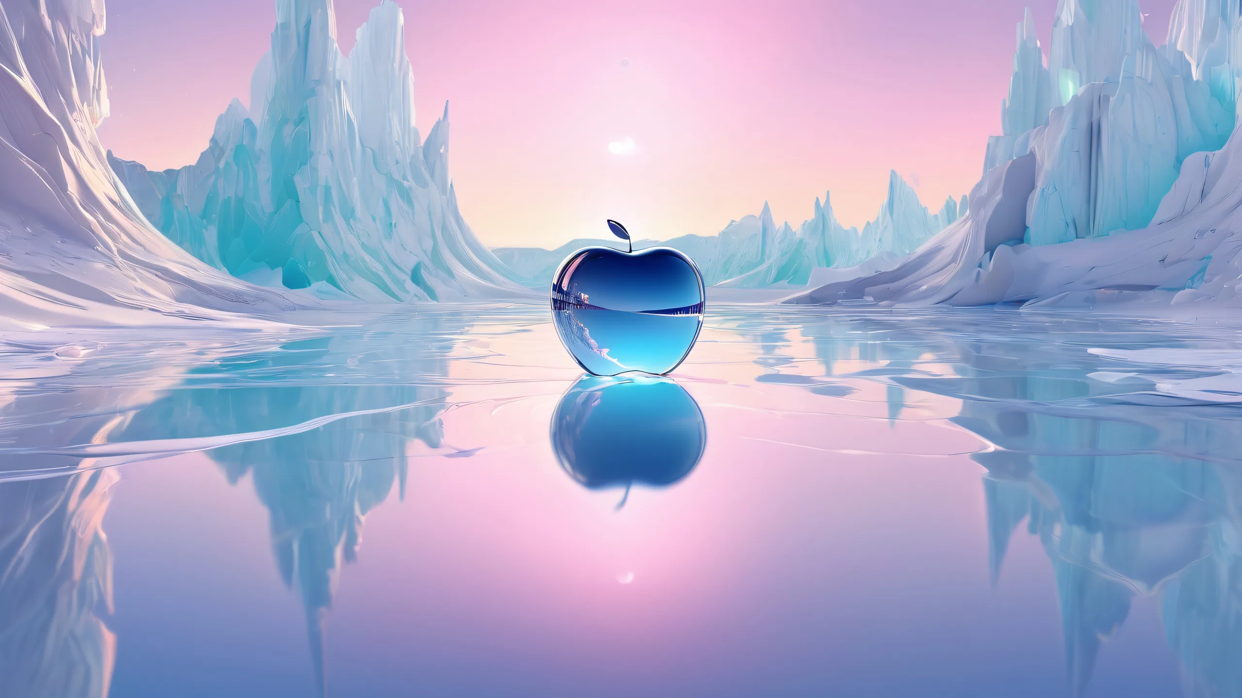 A stunning desktop background of a vast, pure void with radiant lighting and brilliant colors for your Desktop/PC.