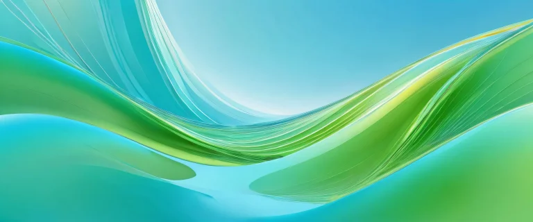 Desktop/PC wallpaper of a breathtaking void with radiant colors and reflections.