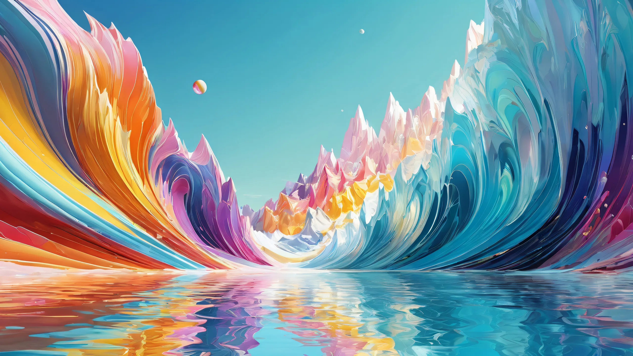 A beautifully designed desktop image of a vast void with intricate details and ethereal lighting on a Desktop/PC.