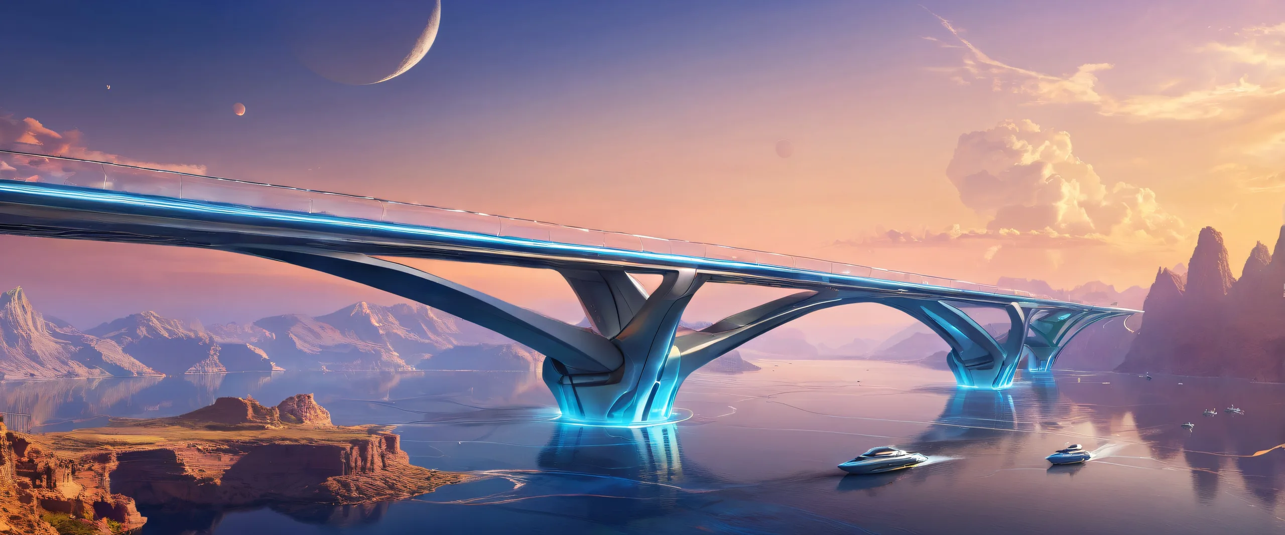 Starship Civitai Bridge desktop wallpaper featuring a vast pure void, perfect for PC or Desktop use.