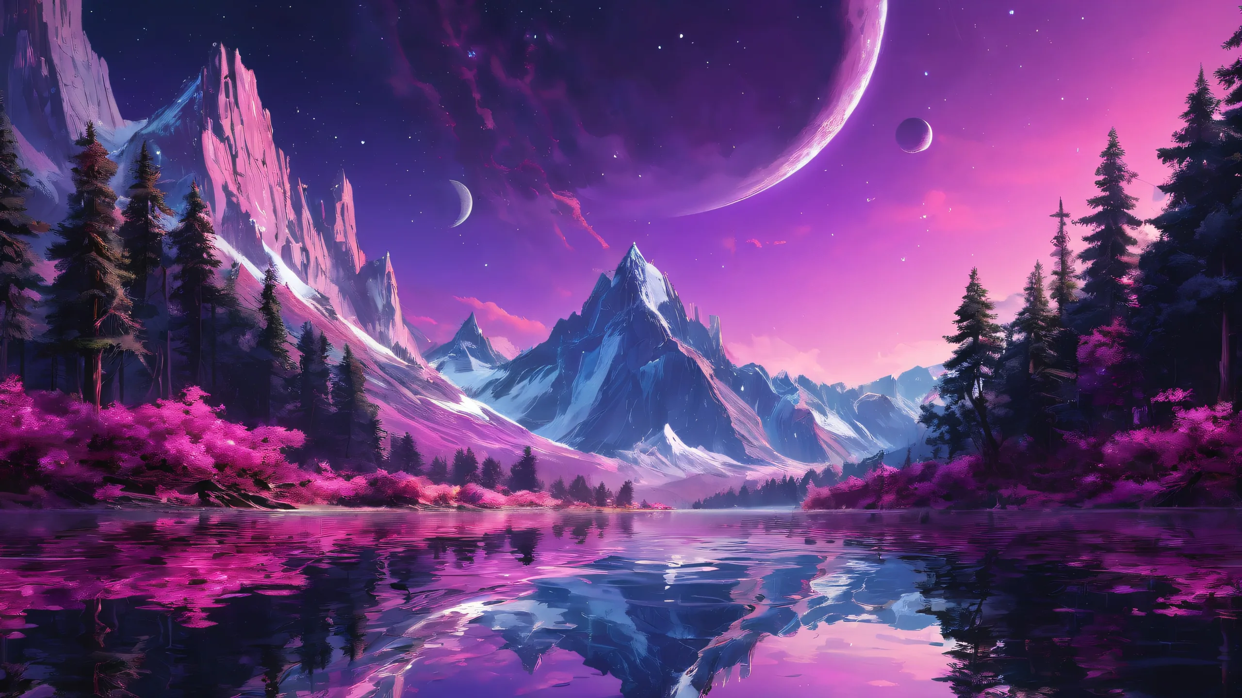 A breathtaking desktop background for PC or Desktop, featuring ethereal lighting and a sense of intrigue.