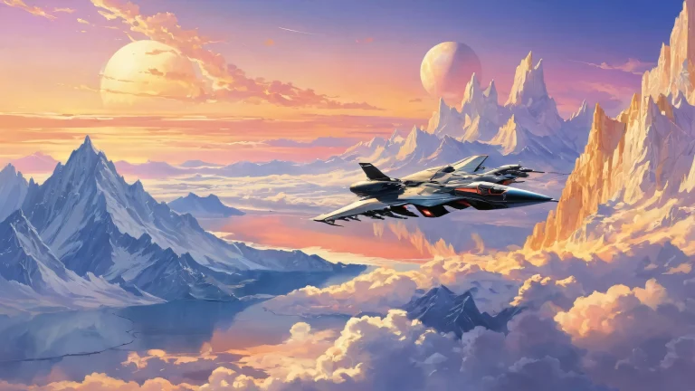 A majestic Paul Atreides desktop background with an endless void and stunning lighting effects, perfect for a PC or Desktop.