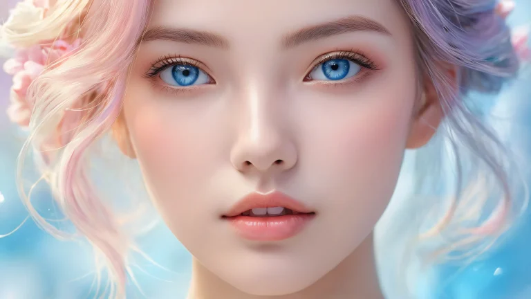 Beautiful desktop wallpaper featuring a stunning void with a face and ethereal lighting for a Desktop/PC