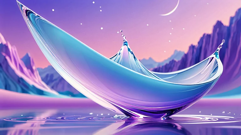 A breathtaking desktop scene featuring a perfectly clean void with extreme depth of field on a Desktop/PC.