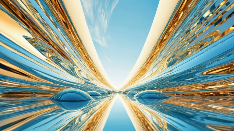 Centered focus on a stunning digital artwork of a vast pure void with extreme depth of field, suitable for desktop or PC.