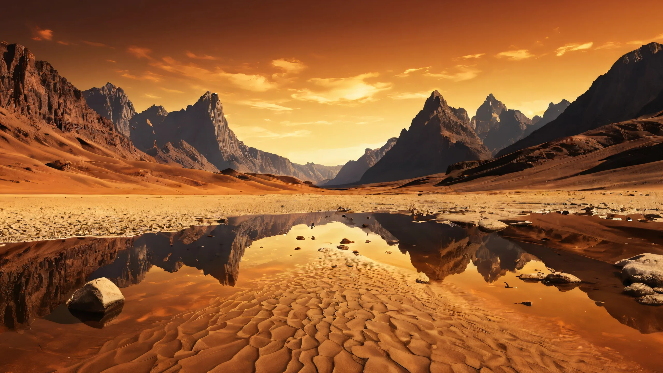 A breathtaking desktop wallpaper of Wanted Dead and Alive in a pure void with deep depth of field on a black background, ideal for use as a desktop background on a PC or Desktop.