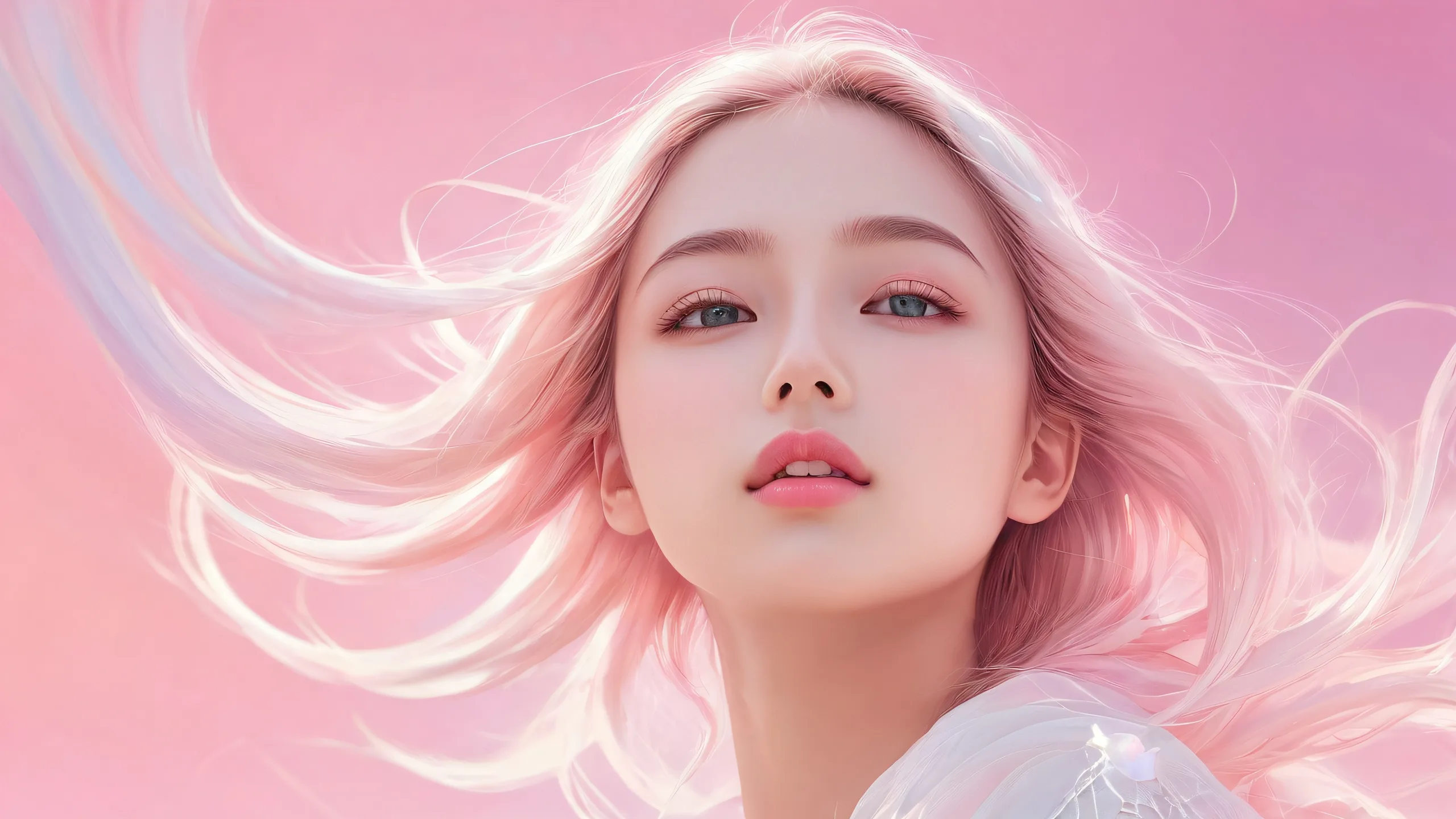 A breathtaking desktop scene of girls amidst a vast pure void, perfect for your PC or Desktop.