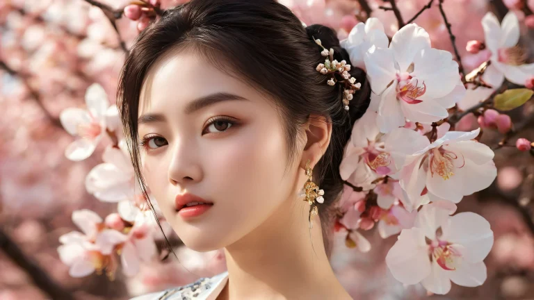 Realistic portraits floating against a pure void on a Desktop/PC