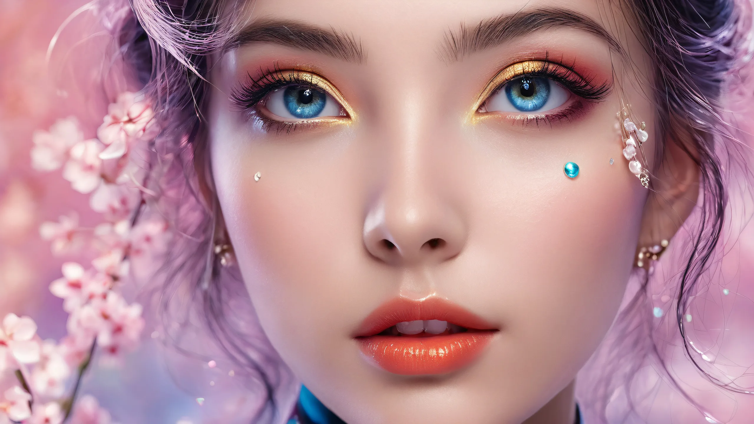 A breathtaking desktop wallpaper featuring a subject standing out against a vast pure void with extreme depth of field on Desktop/PC.