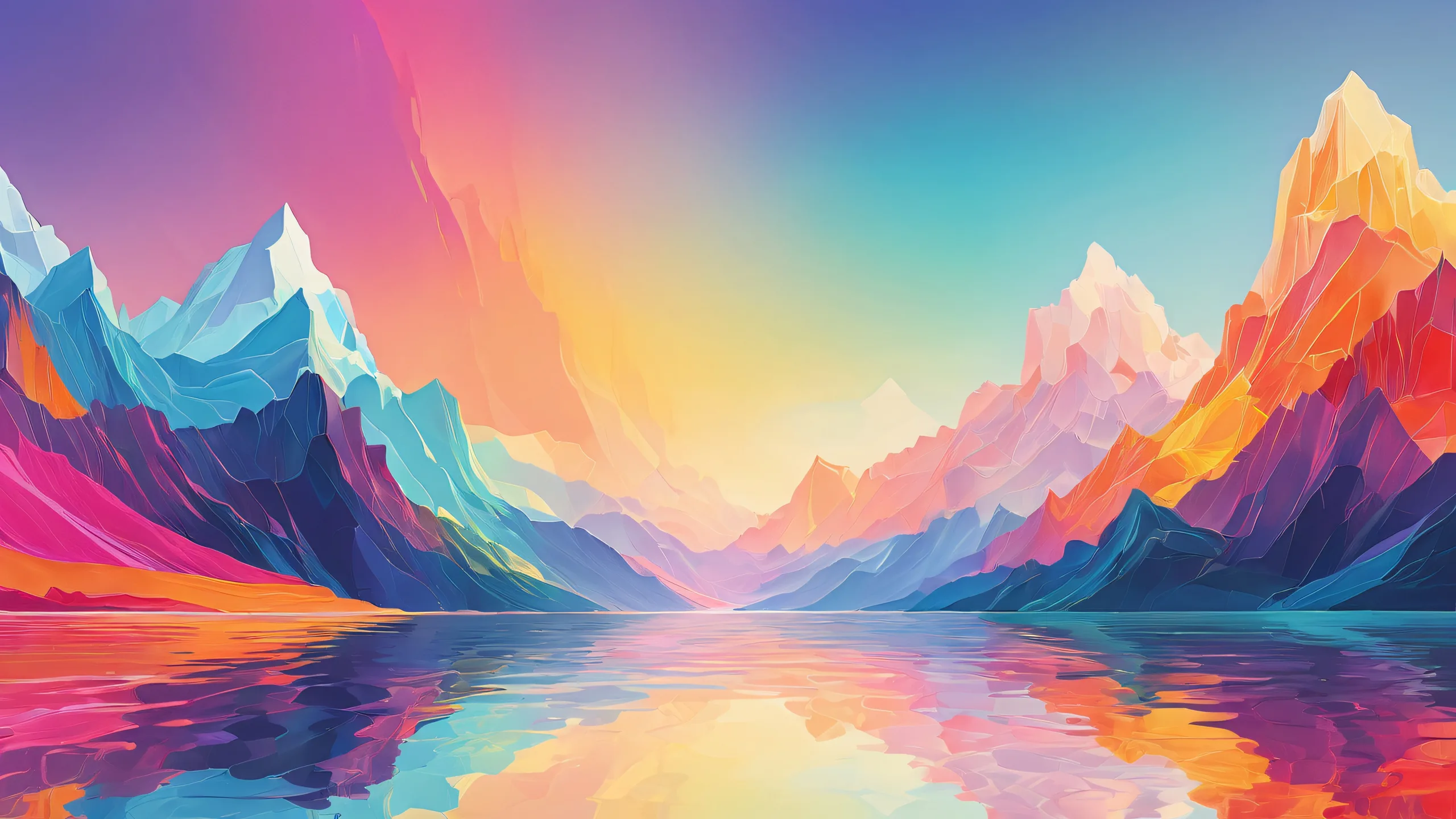 Epic Ethereal Radiance Desktop Wallpaper Minimalist desktop wallpaper of a vast void with deep depth of field and ethereal lighting for PC or Desktop use.