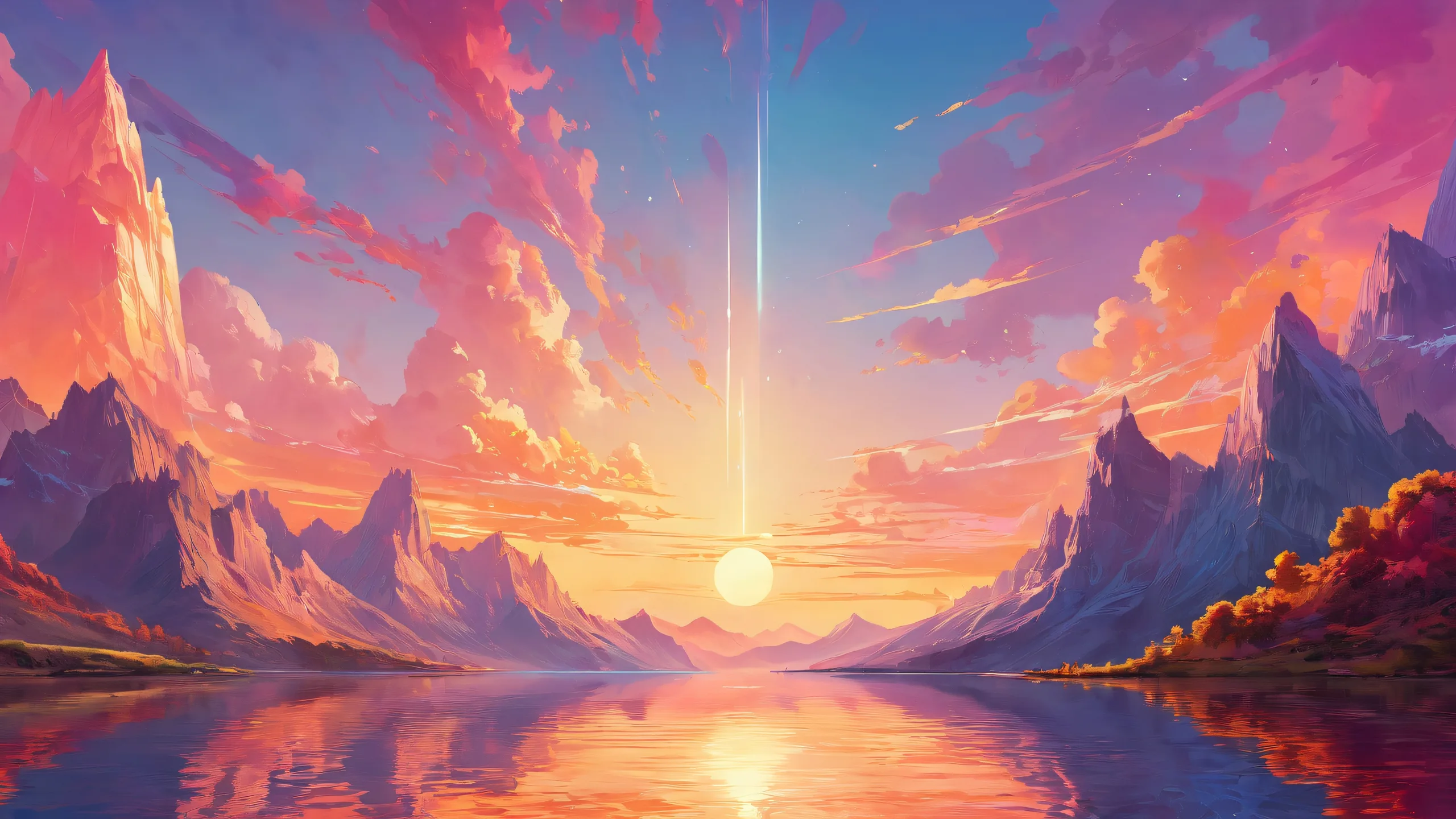 A stunning desktop background featuring an ethereal void on a horizontal screen for PCs and Desktops.