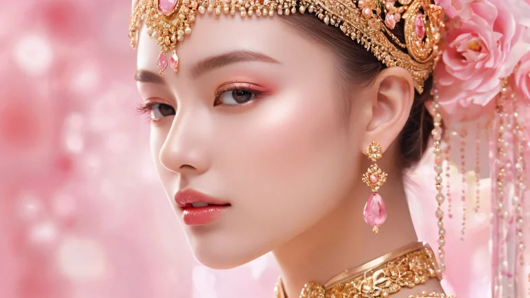 Women bask in radiant light against a pristine void for desktop and PC screens.