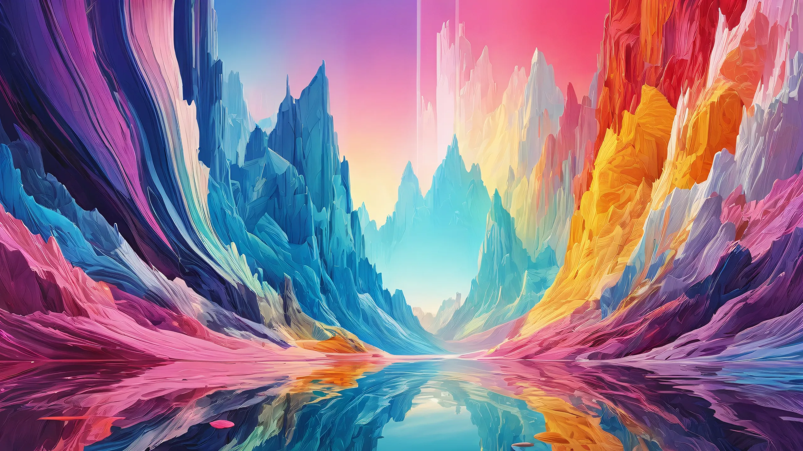 Breathtaking desktop wallpaper of a vast pure void with radiant reflections and stunning visual impact for Desktop/PC users.