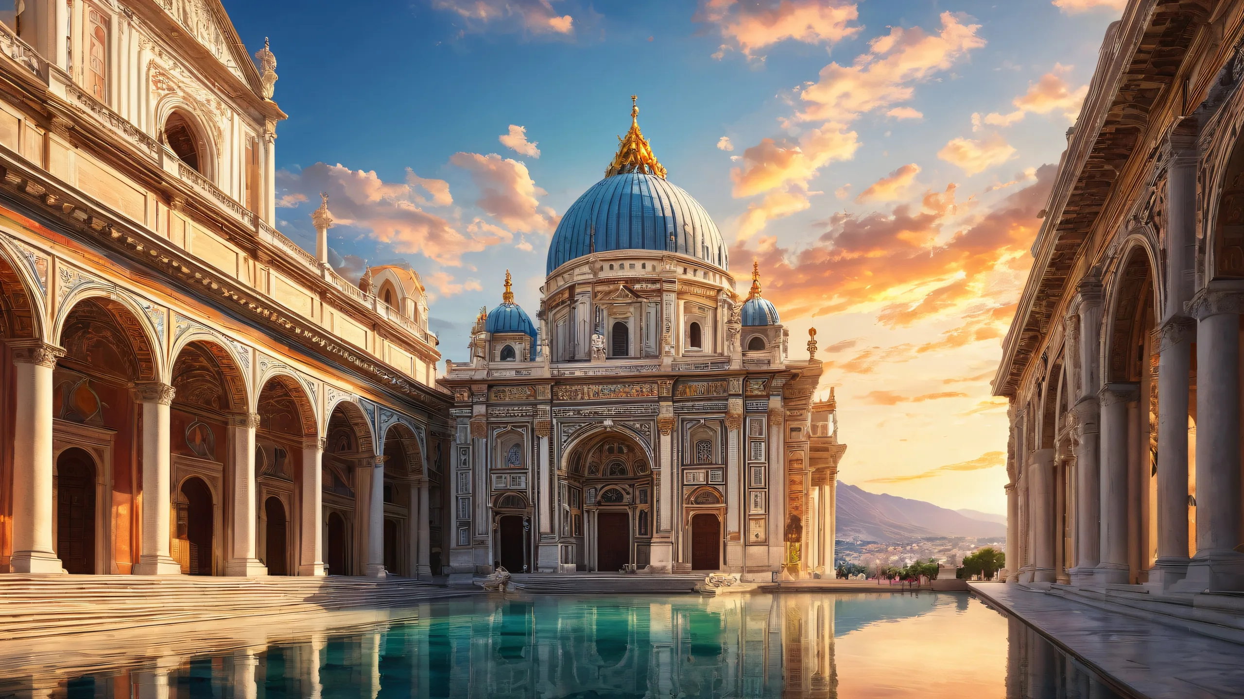 A breathtakingly clear and sharp desktop image of a vast, pure void with an extreme depth of field, perfect for use on your PC or Desktop/PC.